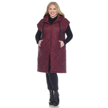 Load image into Gallery viewer, Quilted Hooded Puff Vest