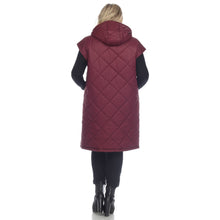 Load image into Gallery viewer, Quilted Hooded Puff Vest