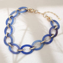 Load image into Gallery viewer, Chunky Resin Link Necklace