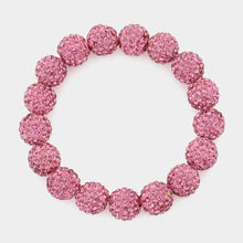 Load image into Gallery viewer, Rhinestone Pave Stretch Bracelet
