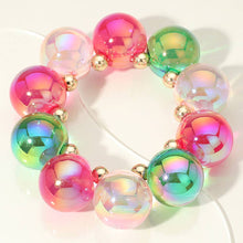 Load image into Gallery viewer, Chunky Iridescent Ball Bracelet
