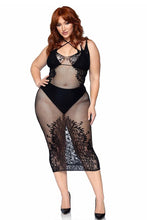 Load image into Gallery viewer, Black Bodycon Lingerie Dress
