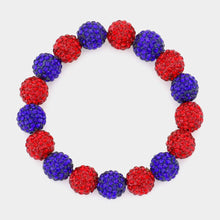 Load image into Gallery viewer, Rhinestone Pave Stretch Bracelet

