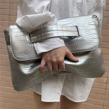 Load image into Gallery viewer, Crocodile Print Clutch
