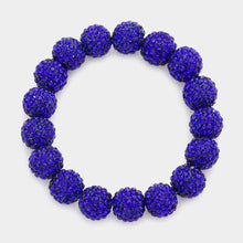 Load image into Gallery viewer, Rhinestone Pave Stretch Bracelet
