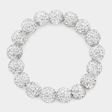 Load image into Gallery viewer, Rhinestone Pave Stretch Bracelet
