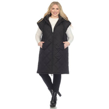 Load image into Gallery viewer, Quilted Hooded Puff Vest
