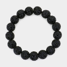Load image into Gallery viewer, Rhinestone Pave Stretch Bracelet
