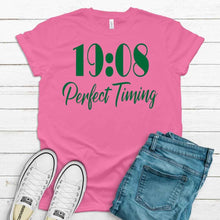 Load image into Gallery viewer, 1908 Perfect Timing T-Shirt
