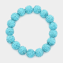 Load image into Gallery viewer, Rhinestone Pave Stretch Bracelet

