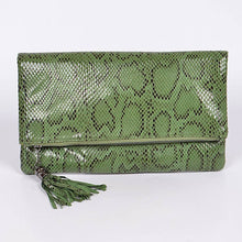 Load image into Gallery viewer, Leopard Print Camo Clutch
