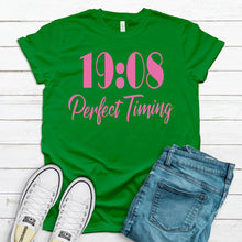 Load image into Gallery viewer, 1908 Perfect Timing T-Shirt
