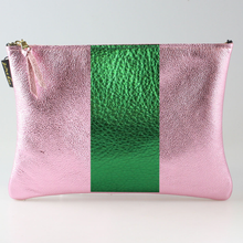 Load image into Gallery viewer, Greek Inspired Metalic Pouch

