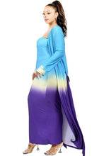 Load image into Gallery viewer, Sky Color Block Dress Set
