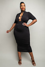 Load image into Gallery viewer, Ring Mock Neck Dress
