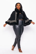 Load image into Gallery viewer, Faux Fur Ruana
