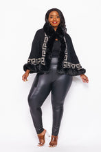 Load image into Gallery viewer, Faux Fur Ruana
